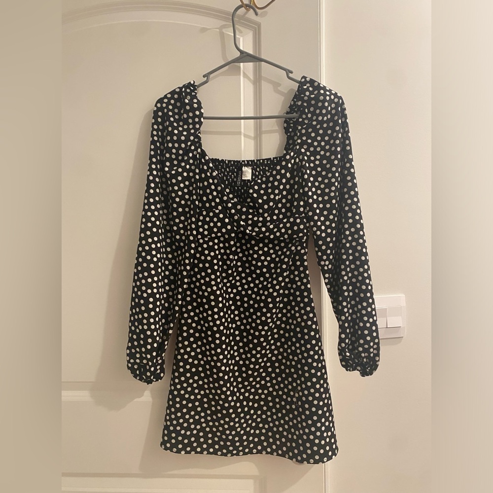 Black and white dress